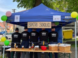 Bratři sokolící soutěží